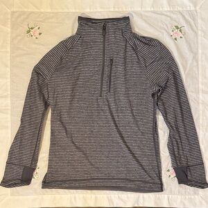 lululemon athletica Gray Striped Jacket